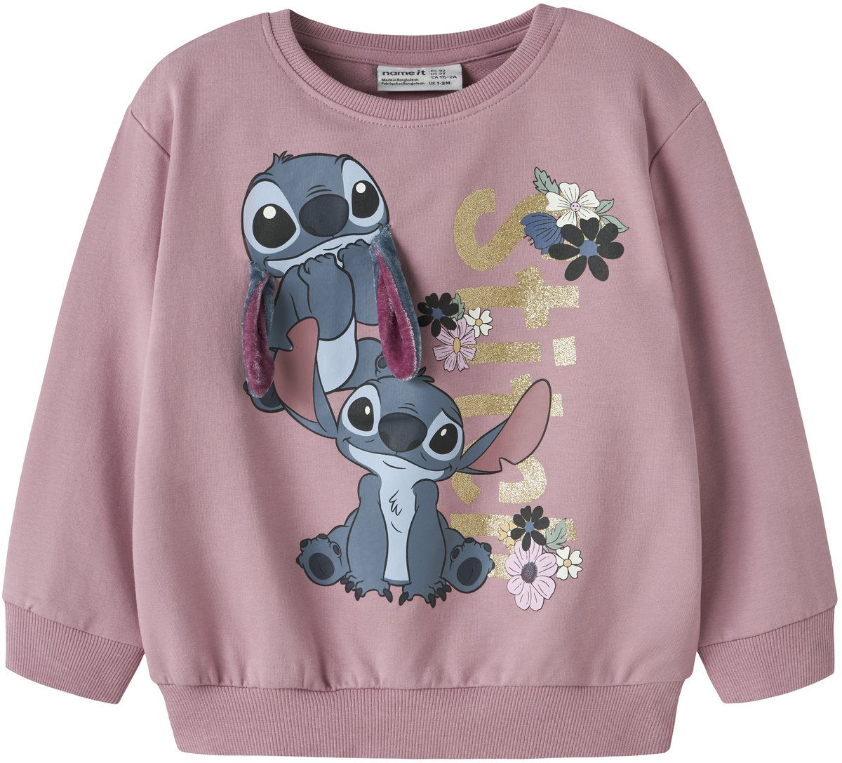 NAME IT - NMFJINNY STITCH NREG SWEAT UNB WDI - Meisjes - Sweaters