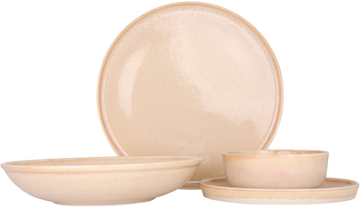 Rinart Serviesset (Medium) - Mira - 24 delig - 6 persoons - Porselein