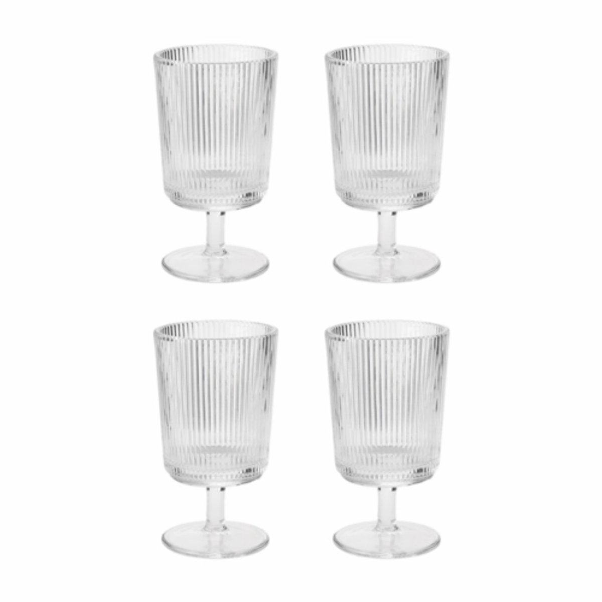 Stelton Pilastro wijnglas set van 4 0.18L helder