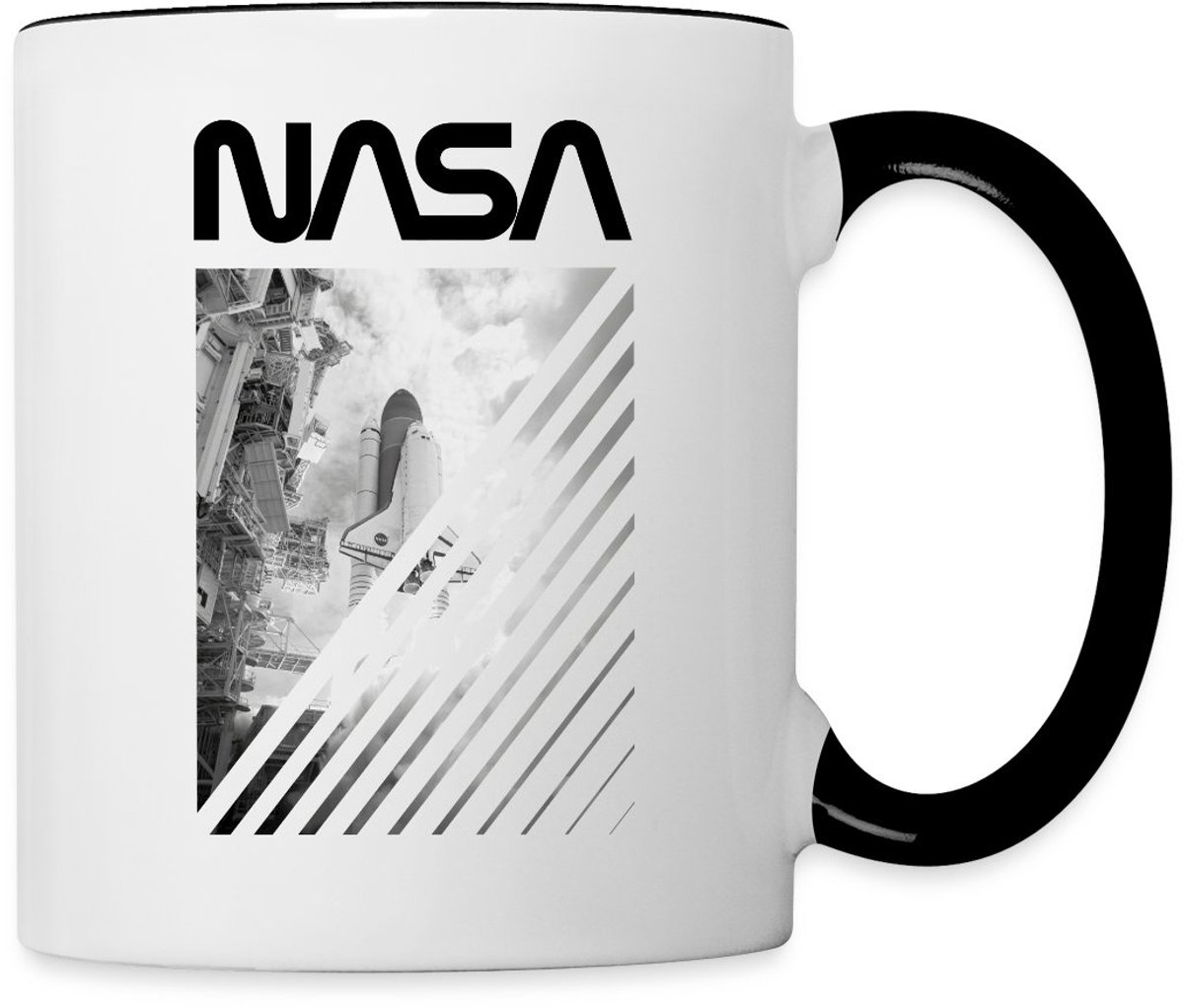 NASA Space Shuttle 6 Mok Tweekleurig