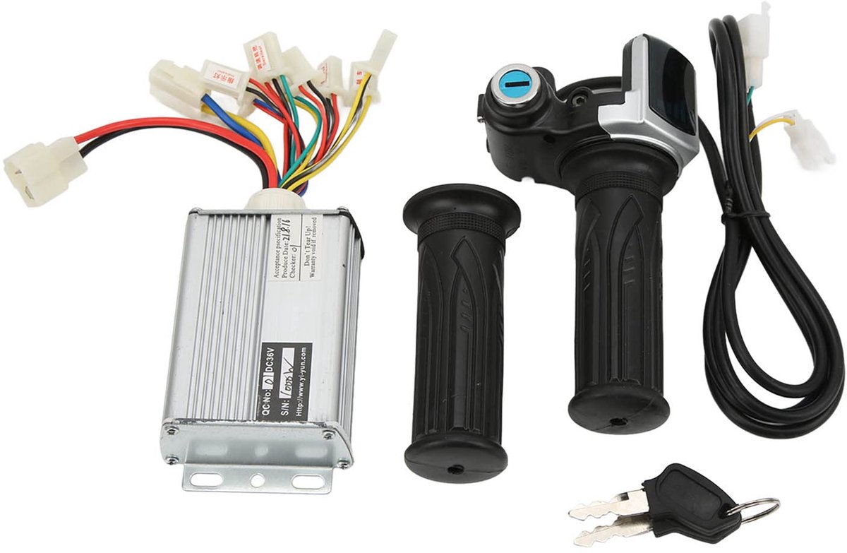 Gasgreep met Slot, 0,87in Diameter 1000W Motor Borstel Snelheidsregelaar Aluminium Shell voor Mini Bike voor Pocket Bikes