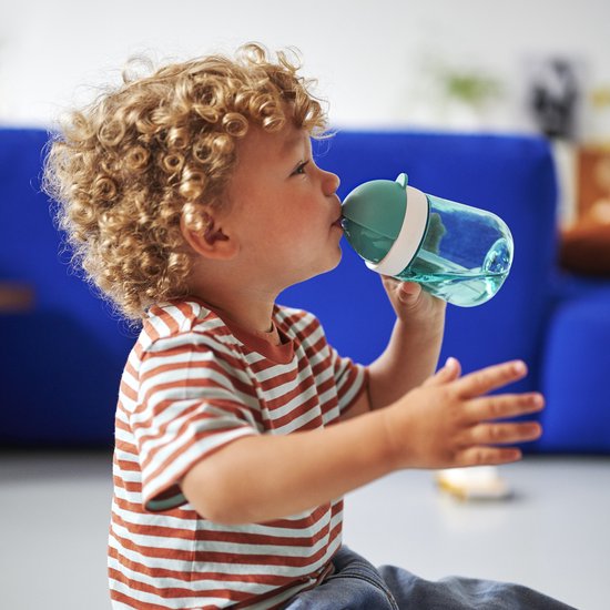 Mepal Mio rietjesbeker - 300 ml - Makkelijk vast te houden - Kinderservies - Forest Friends van Mepal — afbeelding 2
