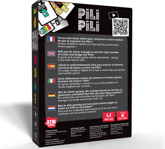 Pili Pili - Kaartspel – Partyspel – Hilarisch – Snel Spelverloop – Ideaal voor Feestjes