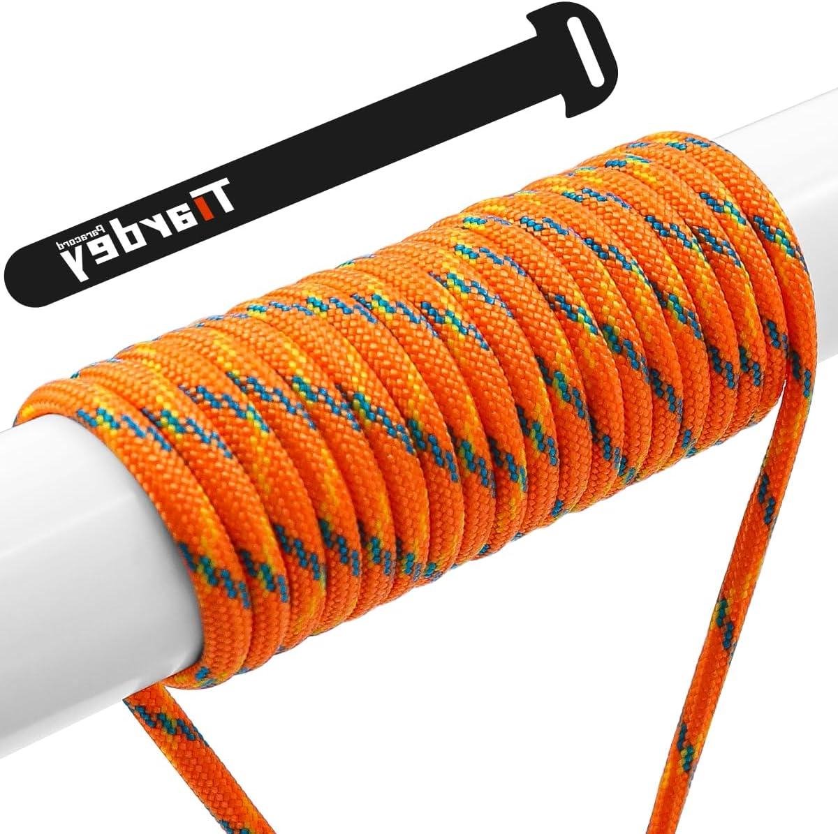Provento - Paracord koord 4mm 100ft (31m) nylon 7-aderige streng, scheurbestendig, Mil Spec Type III, 250 kg draagkracht, outdoor survival kamperen.