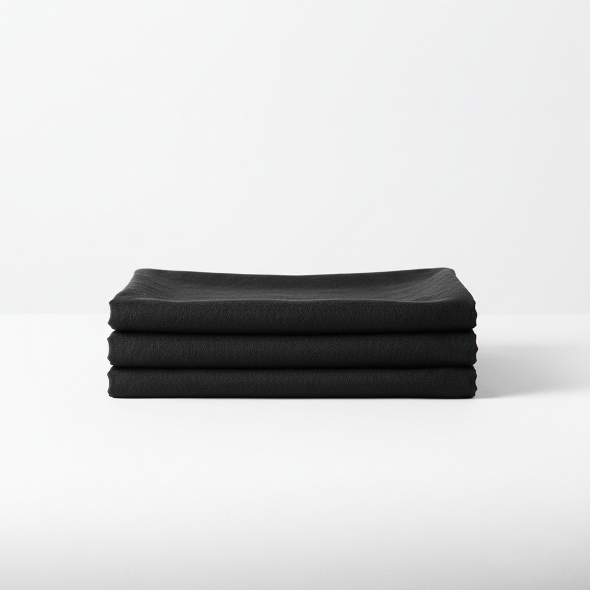 VIVORA Tafelkleed – Premium Polyester Tafellaken – Rond – ⌀140 cm – Onyx Black – Waterafstotend & Uitwasbaar