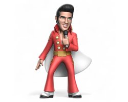 Figurine Minix Elvis Presley - Costume rouge