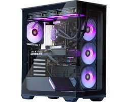 AMD Ryzen 7 8700 High-End Game PC Waterkoeling - Nvidia GeForce RTX5060Ti 8GB - 32GB DDR5 – 2TB SSD - WiFi 6E/Bluetooth 5.3/LAN 2.5Gbps - Gamer C3 Black RGB