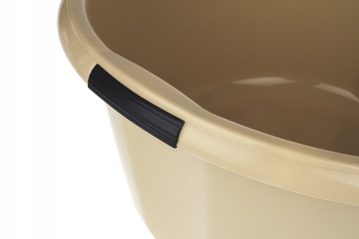 Bentom Ronde Kom 30L Beż of Grijs - 49cm
