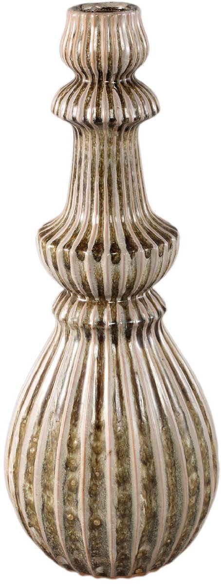 PTMD Vaas Myrtle - Beige - 18.5x18.5x50cm