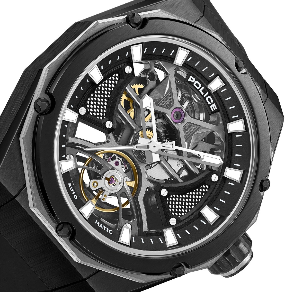 Automatisch horloge Dayton Black