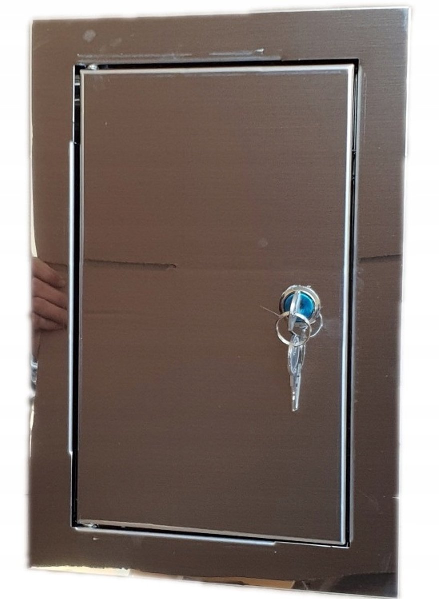 RVS Schouwluik 150x250mm - Toegangsdeur voor Rookkanaal