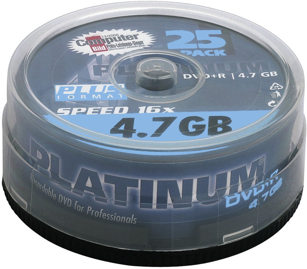 Platinum DVD+R 4.7 GB 25er CakeBox