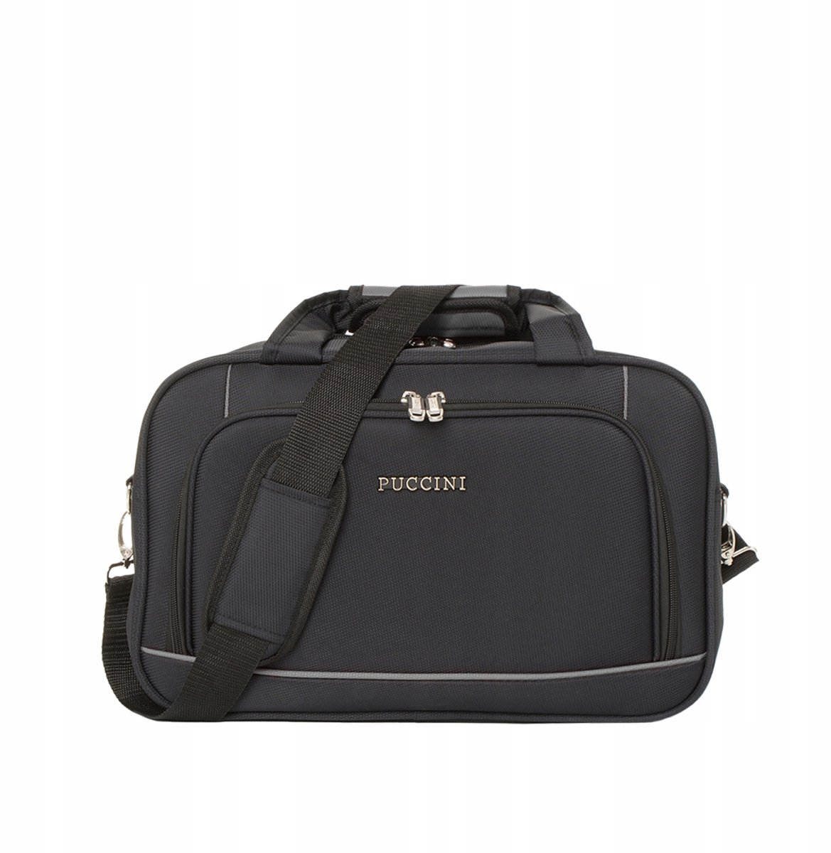 Puccini BM20510-14 Reistas Zwart/Grijs - Perfect voor Weekendtrips