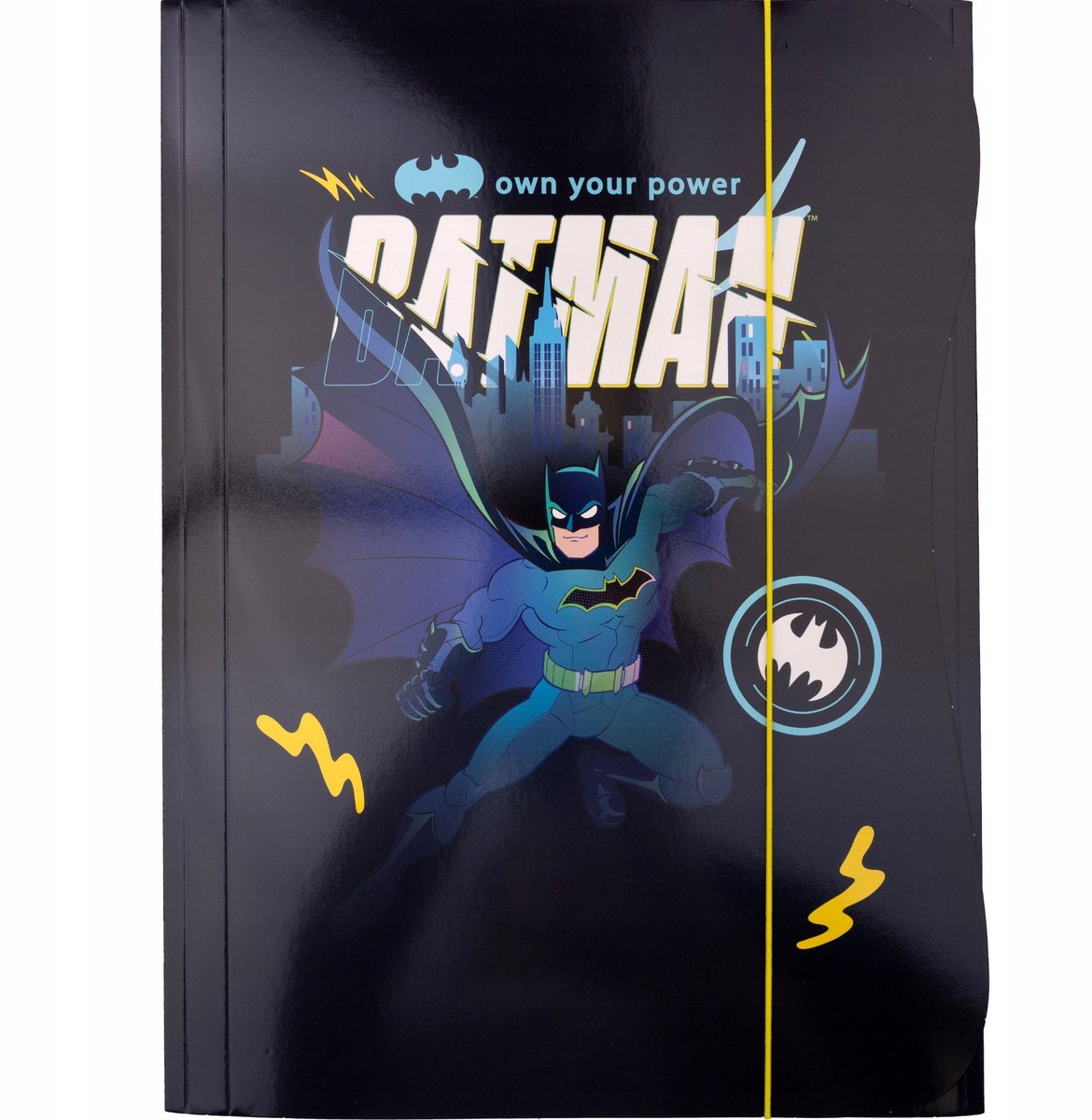 Batman A4 Map met Elastiek voor School en Tekeningen