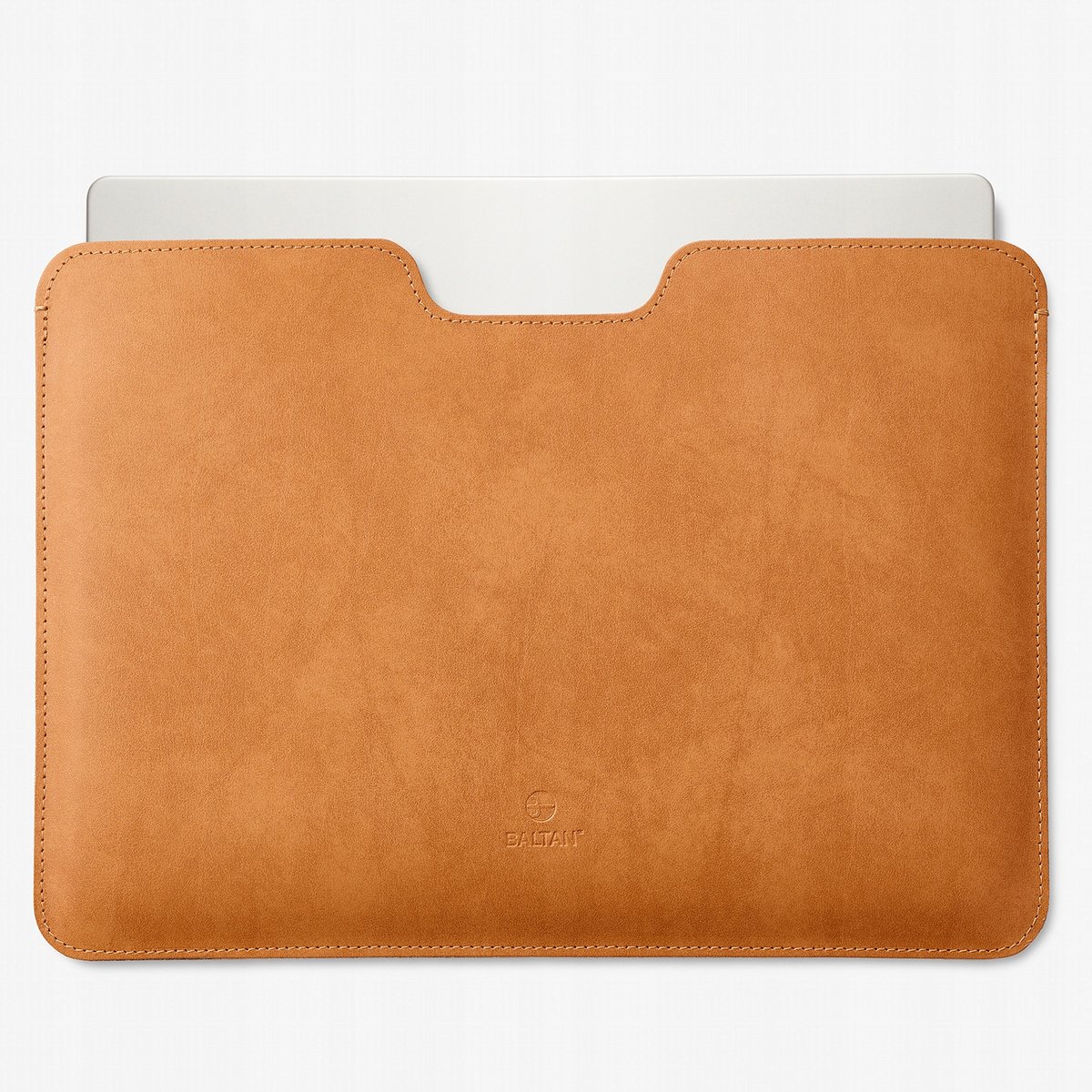 Baltan Luxe Leren Hoes voor MacBook Air 13 M2 - Bruin