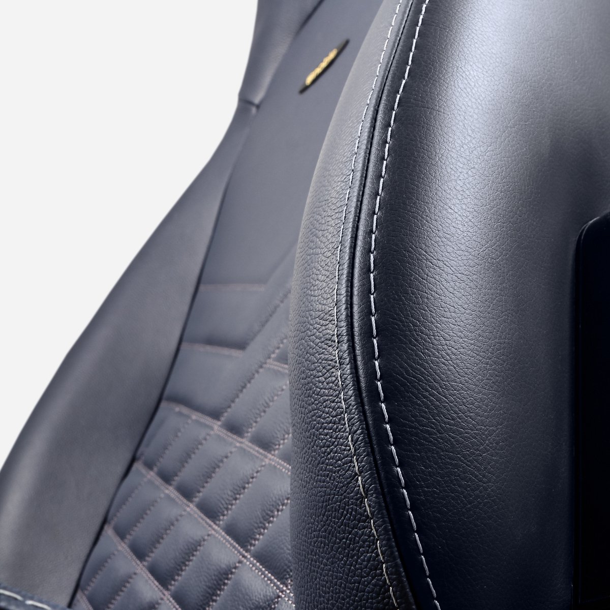 Noblechairs Icon Real leather gamestoel blauw/grijs – foto 3