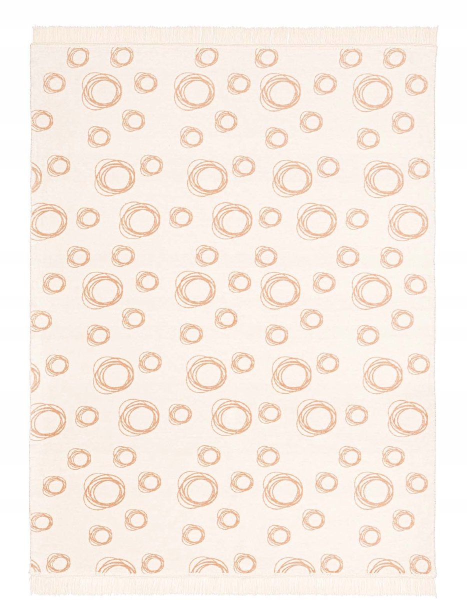 Luxe Katoenen Plaid 150x200cm - Zacht & Warm met Zeepbelpatroon