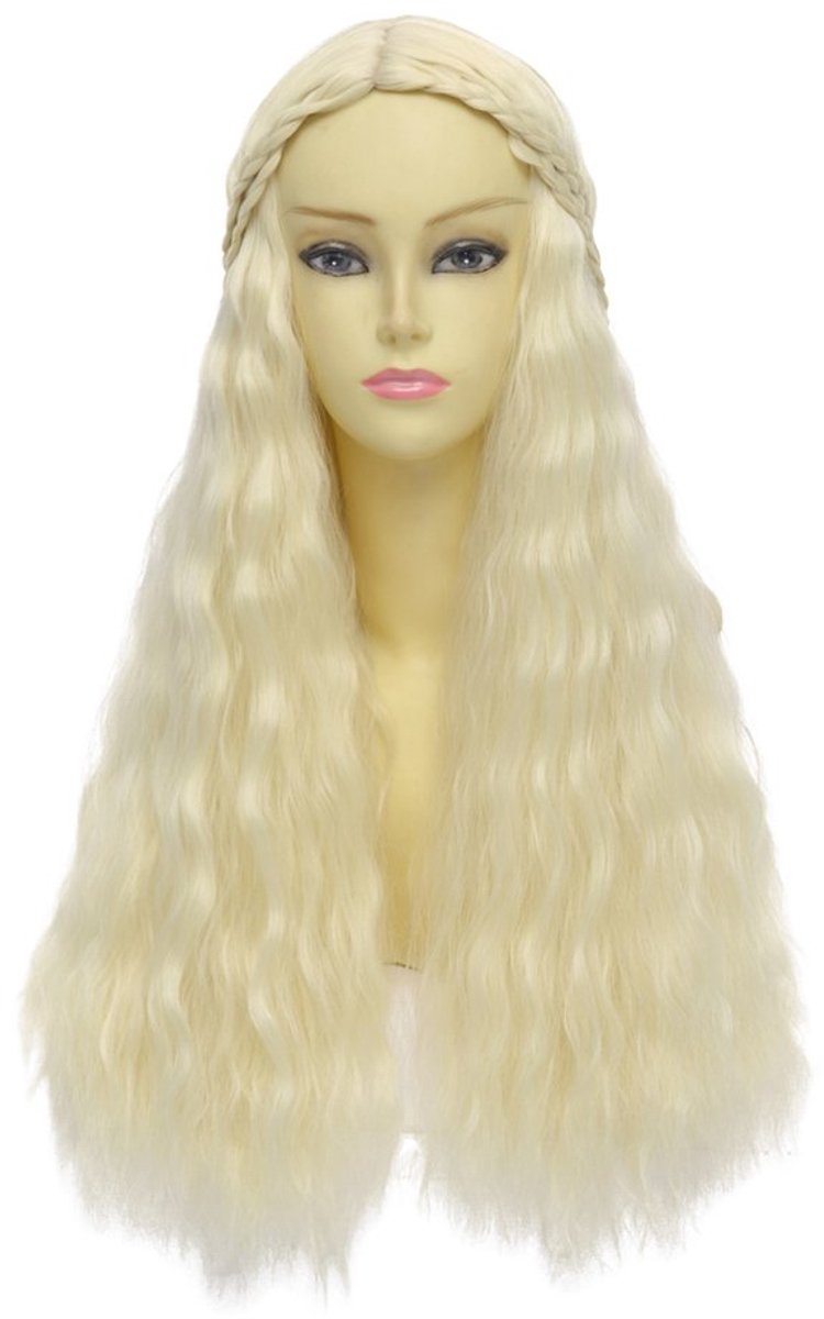 Pruik Daenerys Targaryen Cosplay - Blond lang haar