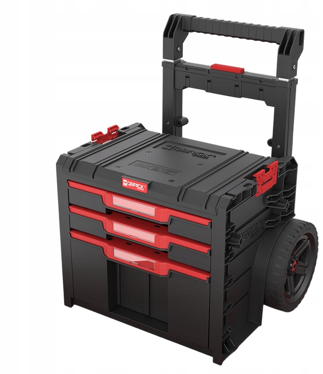 Qbrick System PRO 2.0 Lade 3 opbergvakken 12L + 2x4,5L