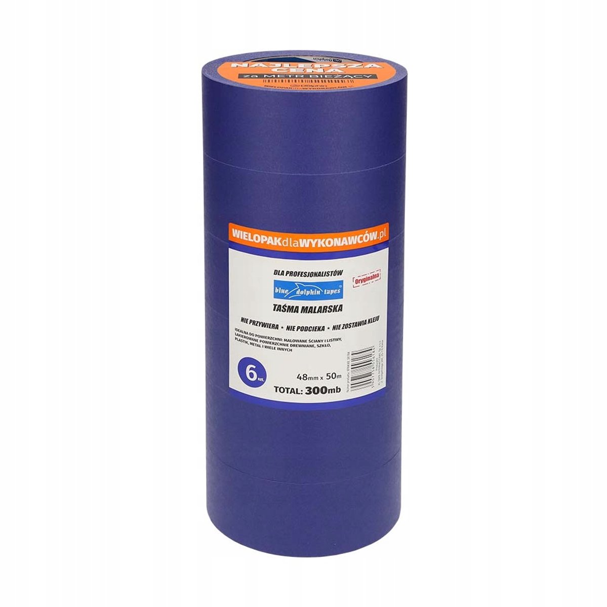 Blue Dolphin Sign Tape Blauw 6-Pack 48mm x 50m - Professioneel