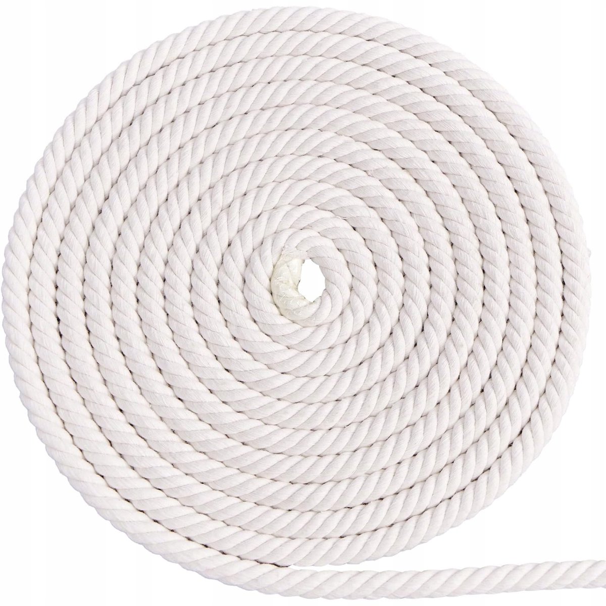 Sterk Katoenen Touw Gedraaid 6mm - Decoratief & DIY