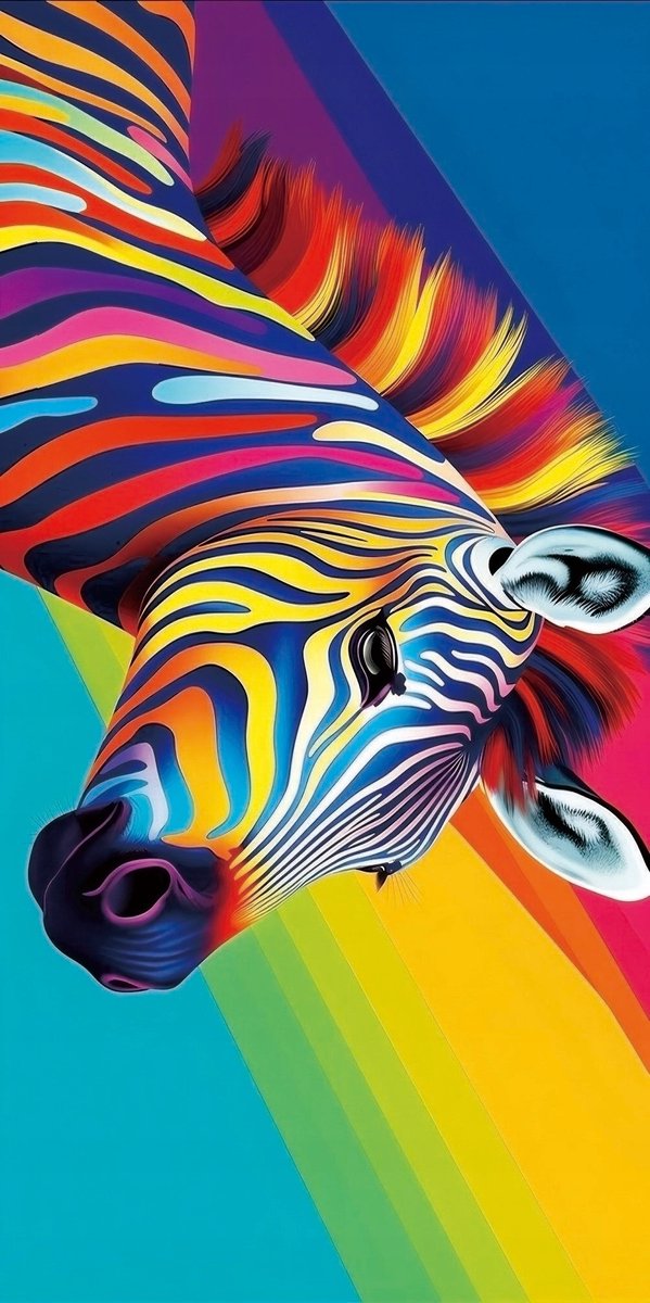 XL Strandlaken Microvezel 70x140cm Sneldrogend Zebra Zomer