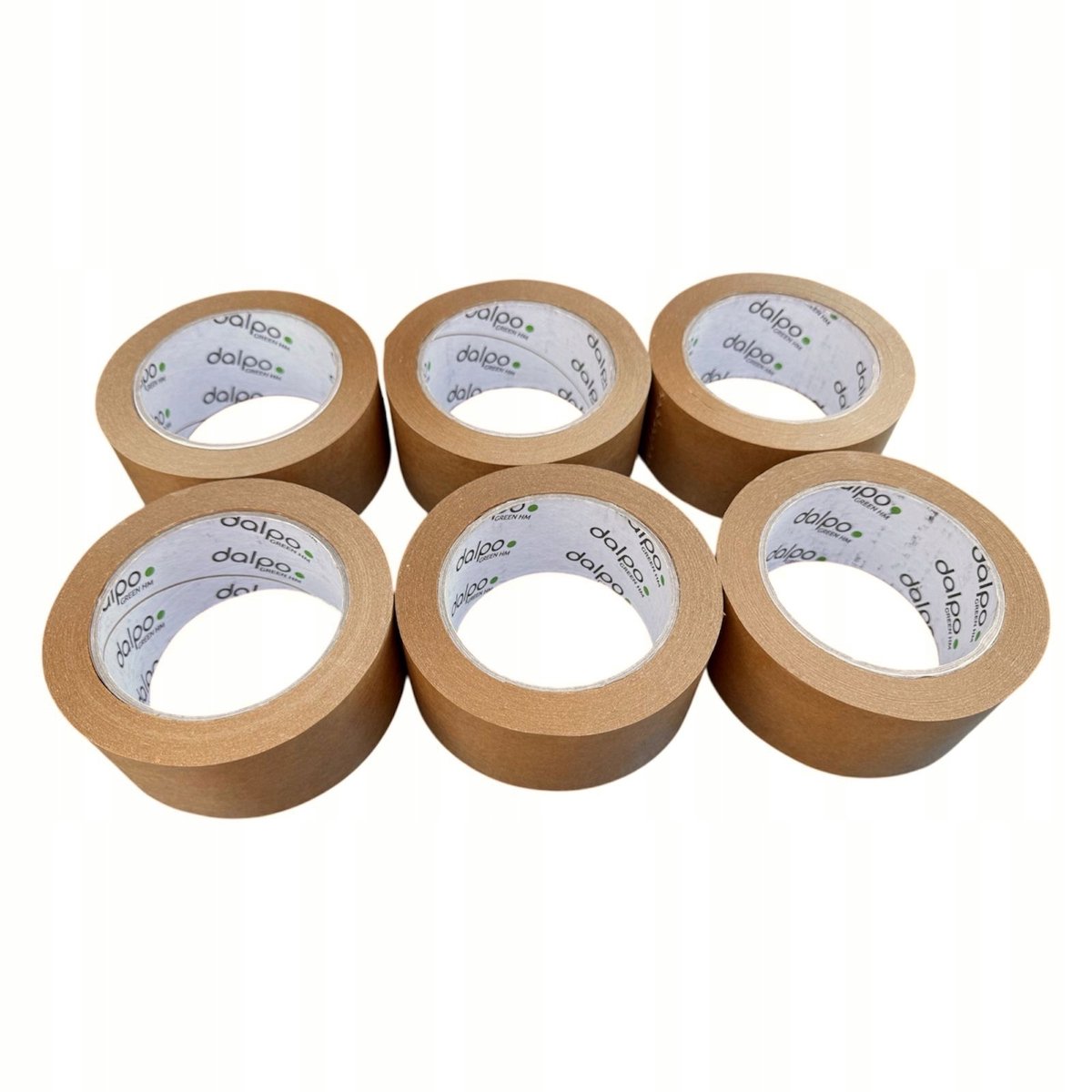 Papieren Verpakkingstape ECO Kraft 48mm x 50m - 6 Rollen