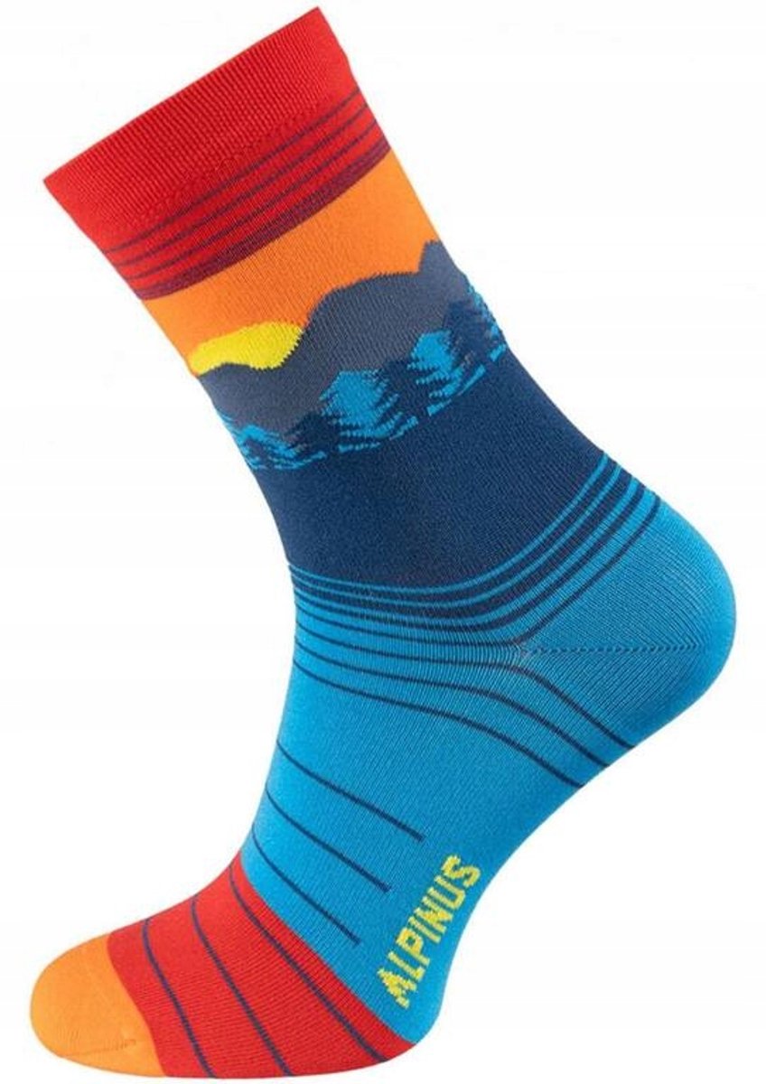 Alpinus Lavaredo Wandelsokken 35-38 Ademend & Vochtafvoerend Multicolor