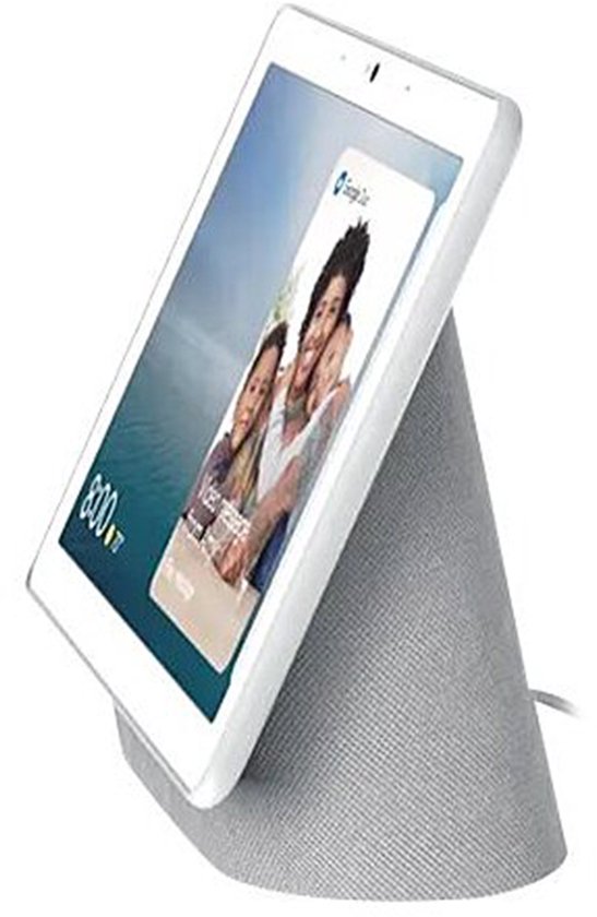 Google Nest Hub Max - Smart Speaker met Scherm - Chalk | bol