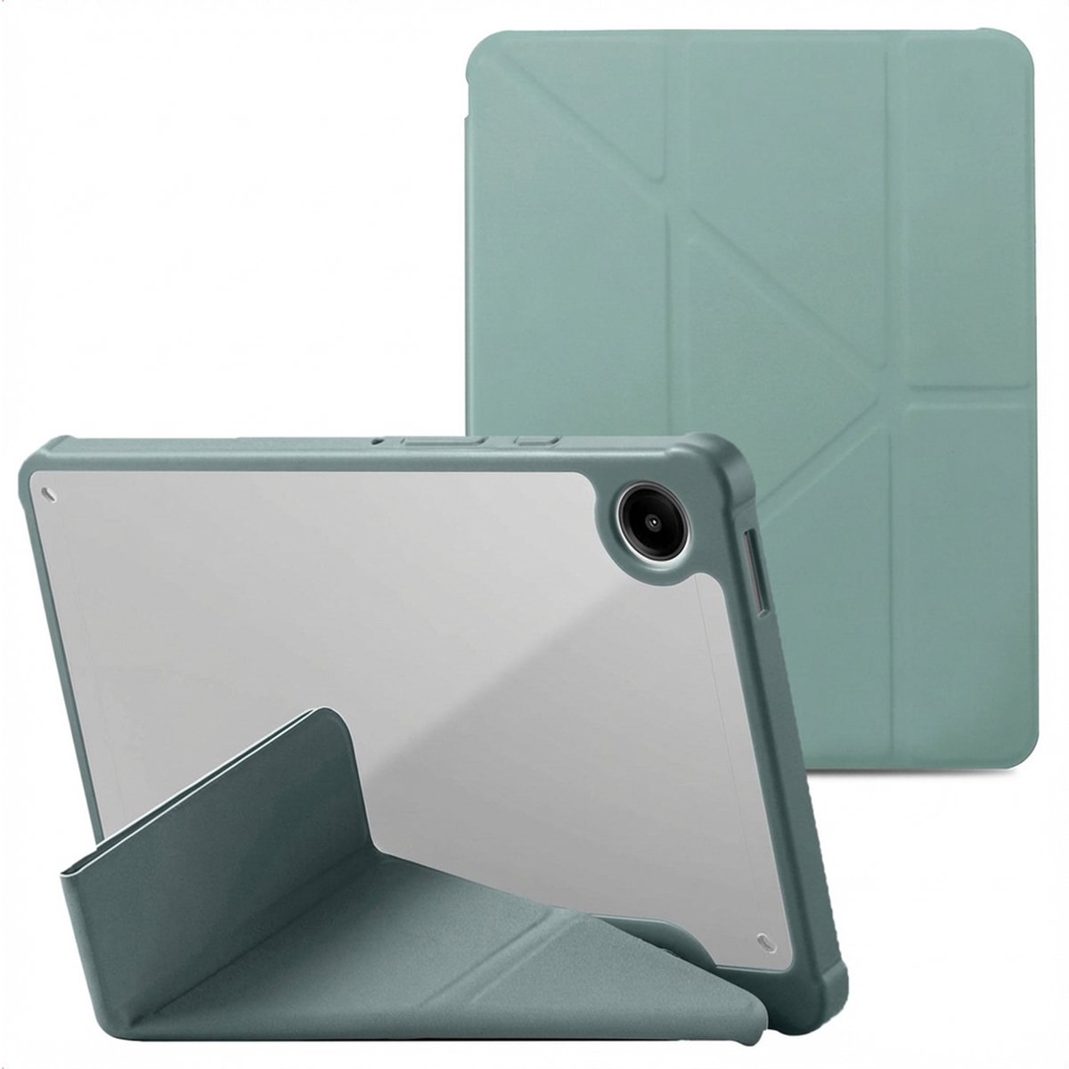 imoshion Tablet Hoes - Geschikt voor Samsung Galaxy Tab A9 Plus - Bookcase- Donkergroen