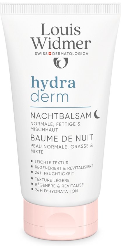 Louis Widmer Hydraderm Nachtbalsem Licht Geparfumeerd 50 Balsem