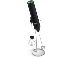 KZQ Elektrische Melkopschuimer Handmixer Oplaadbaar Draagbaar Voor Cappuccino Eiklopper En Beslag Zwart Keukengerei Met Drie Snelheden