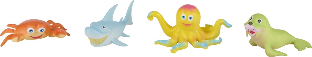 Eddy Toys Animal Cartoon Playset - Speelfigurenset met Dieren - Kunststof - Meerkleurig - Geschikt voor Jongens en Meisjes vanaf 3 Jaar - Stimuleert Creatief Spel