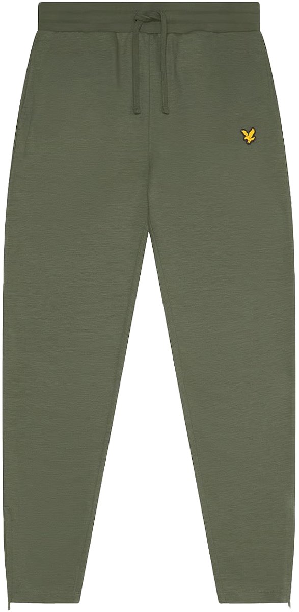 Lyle & scott fly fleece trackies in de kleur groen.