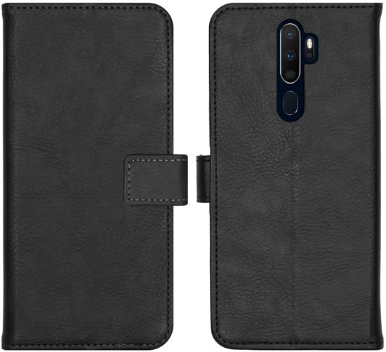 imoshion Hoesje - Geschikt voor Oppo A5 (2020) - Luxe Bookcase - Zwart