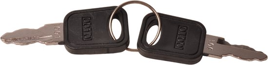 Verrouillage du timon Novio Box avec 2 clés