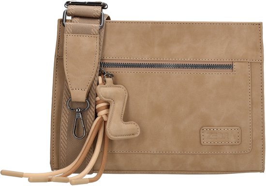 Zebra Trends Rosalyn Crossbodytas - Schoudertas - Dames - Bag Charm - Zand