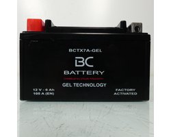 SLA-accu BC Battery voor Scooter Yamaha 125 Xc F Cygnus 2000 tot 2003 YTX7A / 12V 6Ah Nieuw
