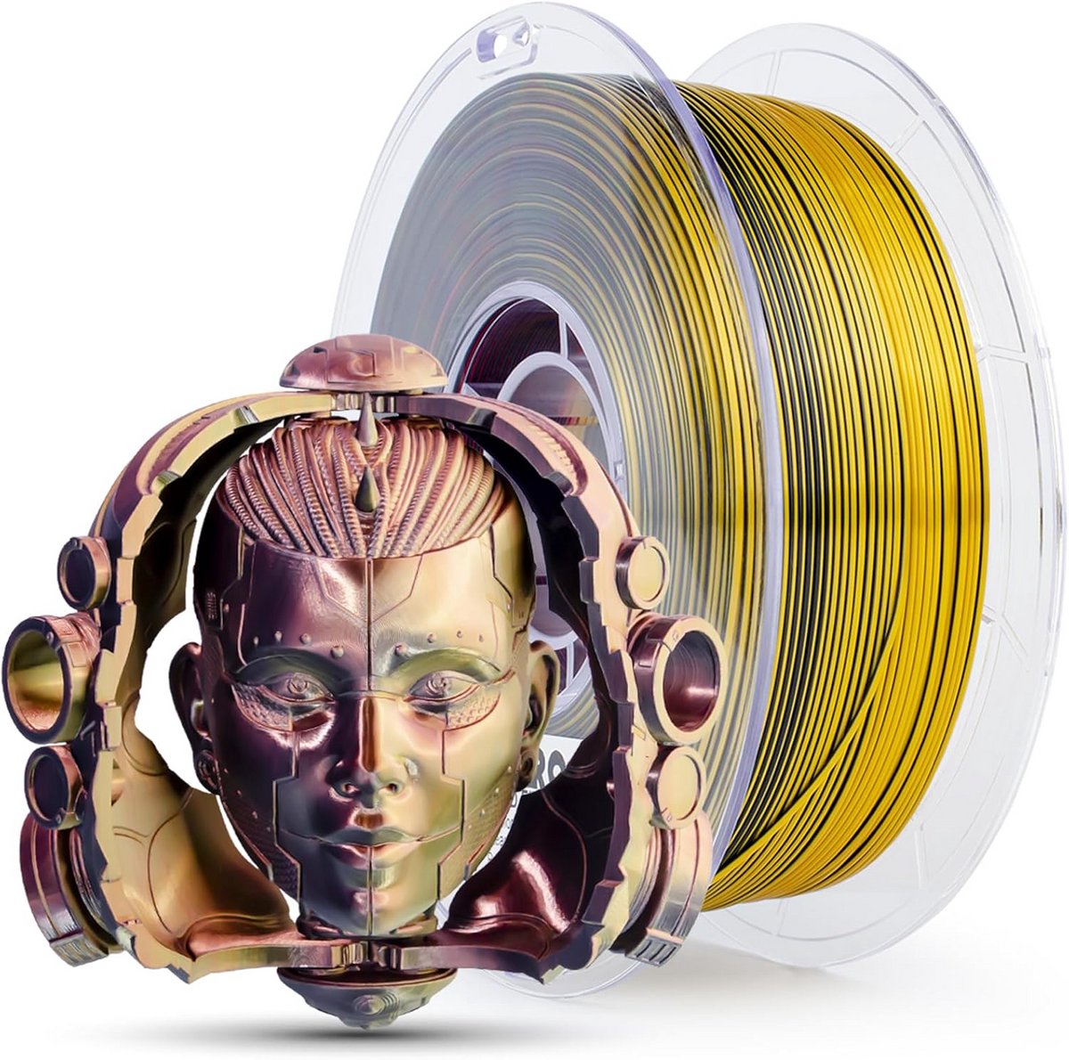 Multicolor Steampunk PLA Filament 1.75mm - 3D Printer Benodigdheden