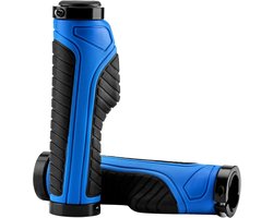 Rockbros Fietshandvatten - Fietsgrips - Ergonomisch - Blauw en Zwart - Schokabsorberend - Duurzaam en Antislip