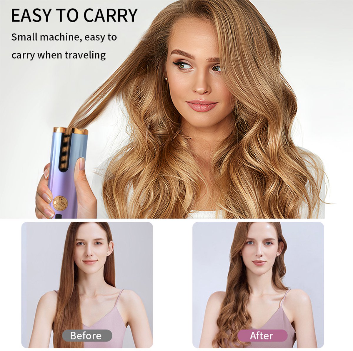 Krultang - Automatische krultang - haarstyling krultang - afbeelding 2