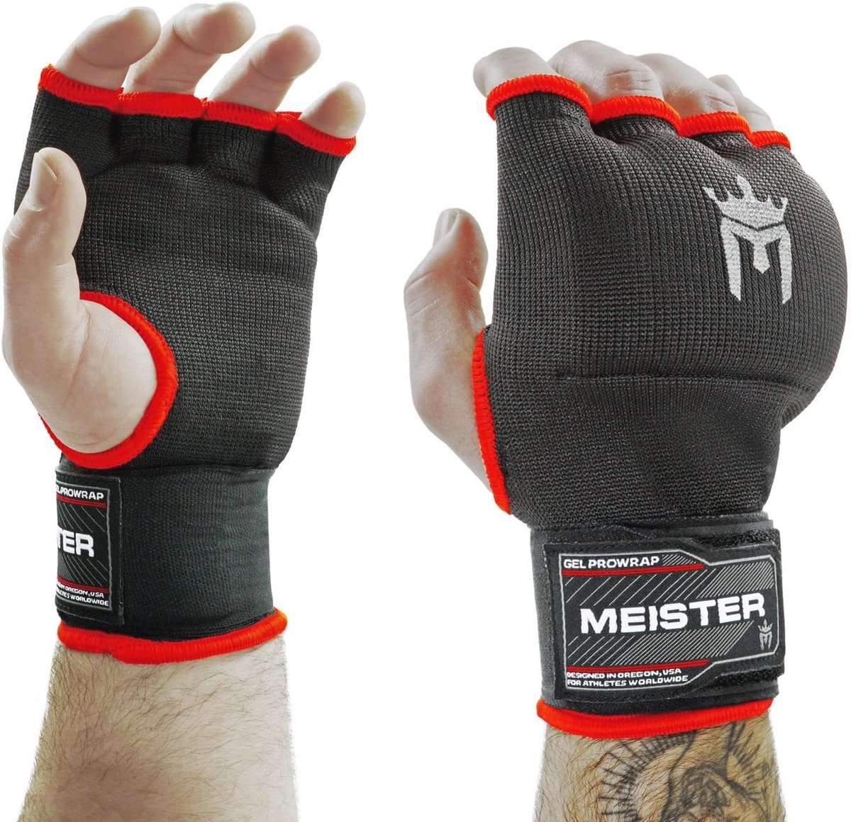 Gel-Padded Hand Wraps voor MMA en Boksen