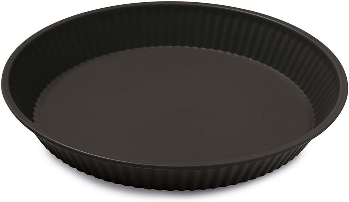 Cakevorm 28 cm - Staal met Anti-aanbaklaag - Zwart