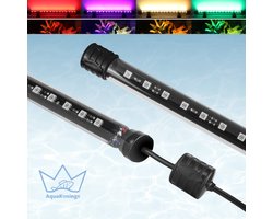 AquaKonings - aquariumverlichting - 18cm - 16 kleuren - Met afstandsbediening - Geschikt voor boven en onderwater - Aquariumlamp - aquarium licht