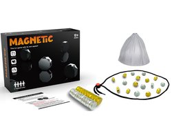 Magnetisch Schaakspel – 20 Stukken 155 g – Draagbaar Educatief Bordspel – Voor Familie & Reizen – Goud & Zilver Mix