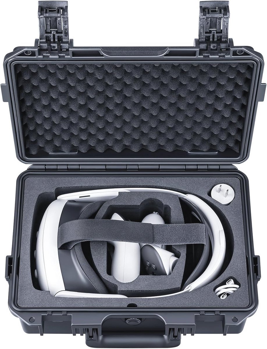 Waterdichte Koffer Case voor Meta Oculus Quest 2 met Schuim Voorzichtig