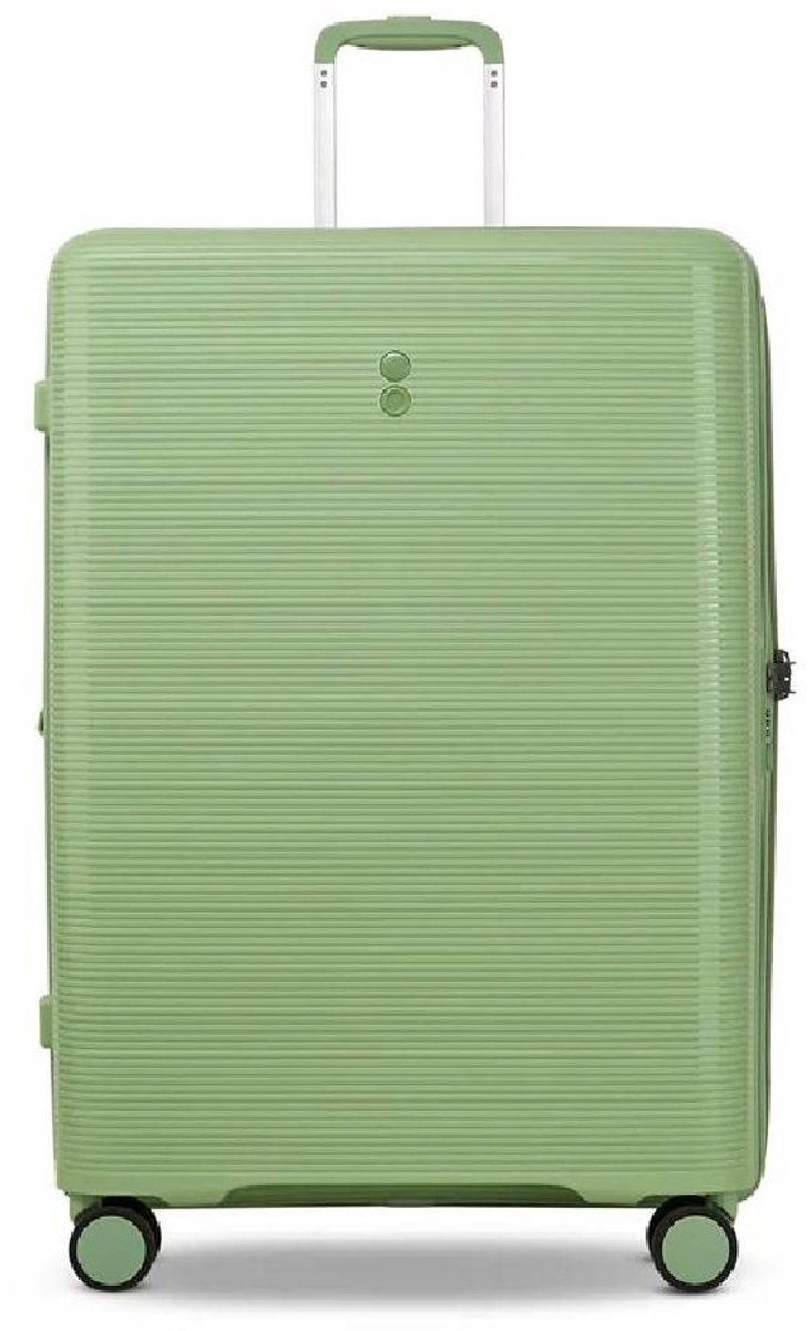 Echolac Forza Koffer 4-Wiel Expandable 75cm Groen - Harde koffers