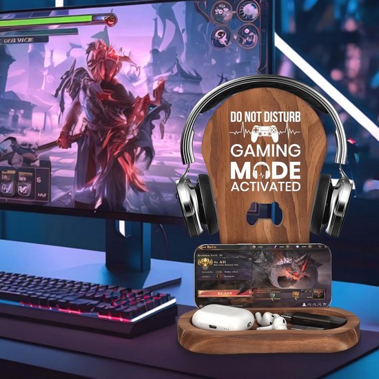 Gaming Cadeaus en Accessoires voor Mannen en Jongens - Hoofdtelefoonstandaard en Speelkamerdecoratie — afbeelding 5