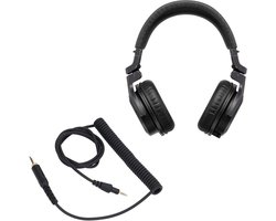 Uitschuifbare audio kabel met 3,5 mm en 6,3 mm plug voor DJ hoofdtelefoon - Kwaliteitsvolle vervangende kabel geschikt voor Pioneer HDJ-CUE1, HDJ-CUE1BT, HDJ-X5, HDJ-X7, HDJ-S7 - Lange en stevige audio verbinding.
