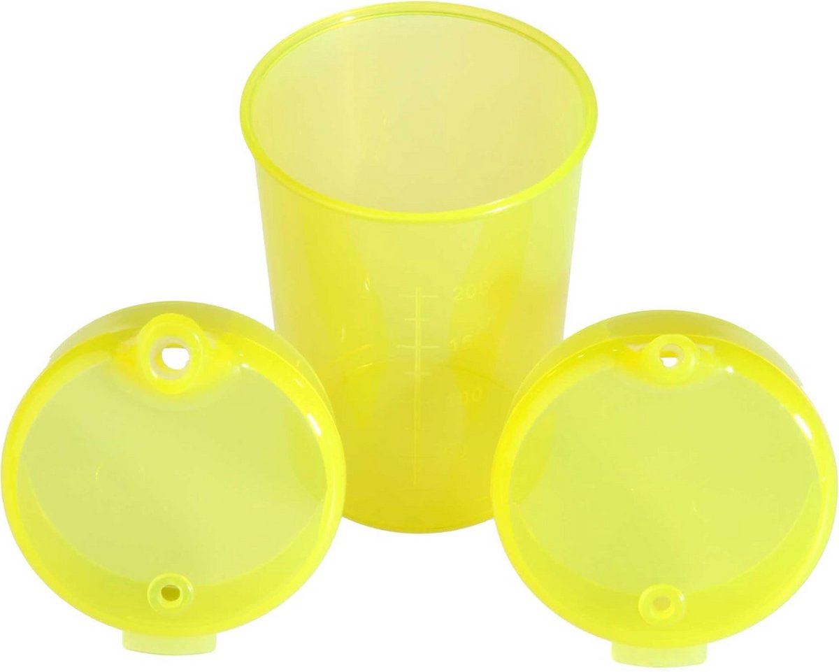 Gele Snavelbeker met Deksel - Drinkbeker met Kleine Opening voor Moeilijk Drinken